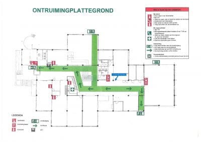 Ontruimingsplattegrond (oud)